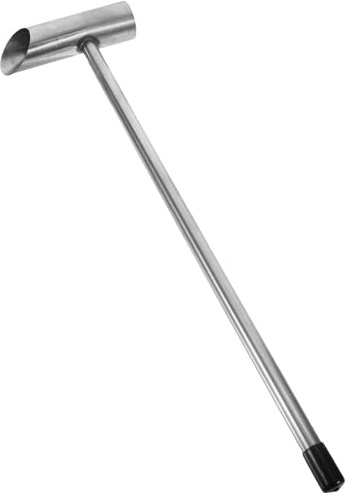 HEALEEP Cucchiaio per Zucchero in Metallo Robusto per Macchina Marshmallow Manico lungo Ergonomico Paletta Riutilizzabile per Uso Domestico e Forniture per Dolci Colore Colore Casuale
