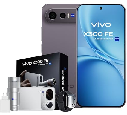 vivo X300 FE Pack 12GB+512GB Snap8Gen5 ZEISS 6500mAh IP68 RelojGT2 Regalo