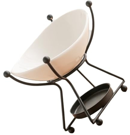Soporte Velita Espacio Tranquilo Decoración Calentador Desmontable(Black)