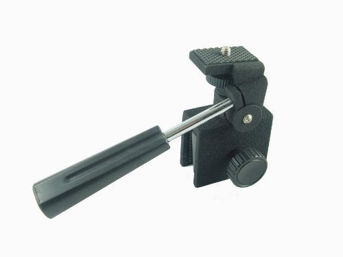 Seben Klemmstativ für Autofenster, Schwarz, 1/4 Zoll Gewinde, 220g, Kunststoff, Pistolengriff-Kopf, Klemmstativ, Stativ