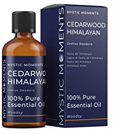 Mystic Moments | Olio Essenziale di Cedro himalayano | 100ml | Cedrus deodara dona a diffusori, miscele di oli e formulazioni profumate un aroma rich grounding forest.