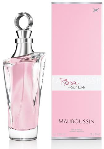 Mauboussin - Rose Pour Elle 100ml (3.3 Fl Oz) - Eau de Parfum for Women - Floral, Fruity & Fresh Scents