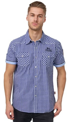 Lonsdale Berny Camisa, Azul, XXL para Hombre