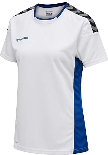 hummel dam hmlautentisk poly jersey dam S/S jersey