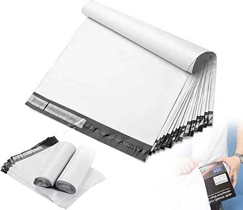 Versandtaschen - 100 Versandbeutel - Plastik Versandtaschen 381x483mm - Blickdicht Selbstklebend Versandt¨¹ten - f¨¹r Kleidung G¨¹tern Textilien Logistikverpackungen Transport