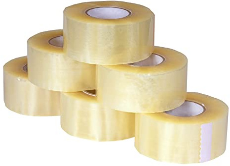 BIGtec 36 Rolle Qualitätspackband extra lang Paketklebeband Klebeband Packband Paketband Verpackungsband Kartonband Standard 150m lang 48mm breit transparent Verpackungsmaterial Pakete Karton