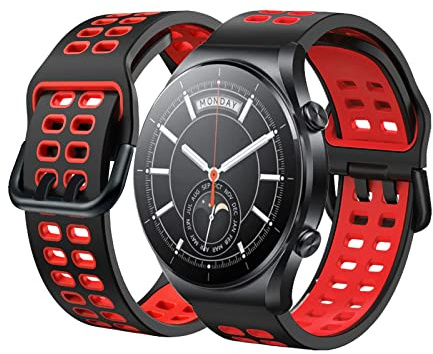 Silikon Armbänder Für Xiaomi Watch S1 / Watch S1 Active Armband Für Herren Damen Sport Weiche Wasserdicht Ersatzband mit Kompatibel mit Xiaomi Watch S1 / Watch S1 Active