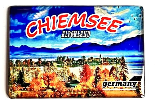 Chiemsee Alpenland Deutschland Chiemsee Souvenir Chiemsee Kühlschrankmagnet Chiemsee Fridge Magnet