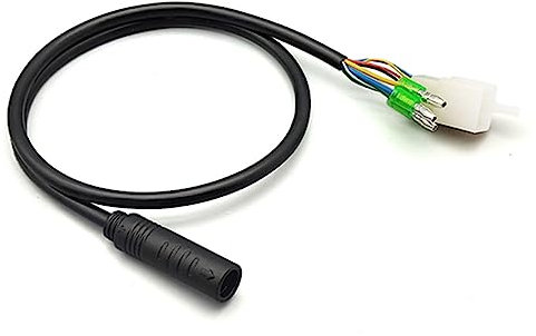 ZLiT Ebike Extension Cable,60cm130cm 160cm Waterproof Extension Cable Line E-Bike Motor Extension Cable Connector for Electric Bicycle Cable (130cm)