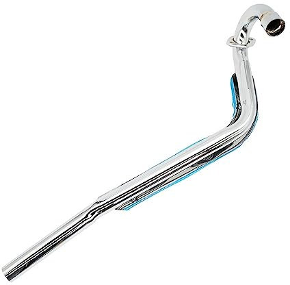 TUHBCX Motorräder Auspuffanlage Motorrad-Auspuffrohr-Auspuffrohr-Schalldämpfer Für BBR-Stil Im Chinesischen Stil Für Kayo Für BSE Für Apollo Pit Bike Dirt Bike 110cc 125cc Aluminium Schalldämpfer(D)