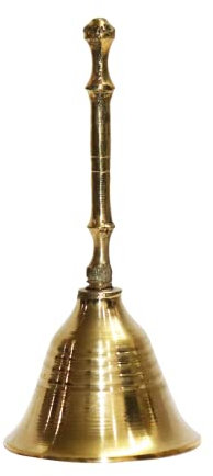 BRACOP® Cloche d'église, Cloche d'entrée Maison, décoration d'arbre de Noël, Figurines en métal, 1 pièce, Cloche d'appel, Cloche à Main Antique, Cloche d'église, Cloches de traîneau