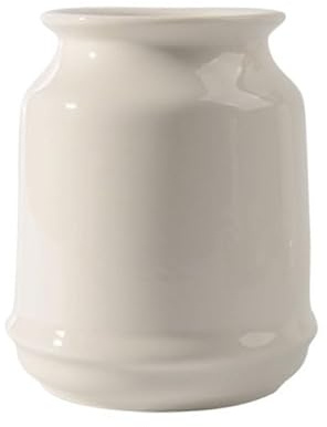 Porta Mestoli da Cucina Portautensili for bancone della cucina, organizzatore di utensili da bancone in coccio for utensili in ceramica, portabacchette for cucchiaio e barattolo bianco vintage for rip