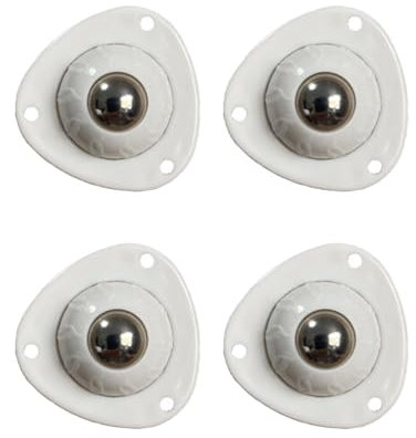 Rotelle adesive da incollare, ruote adesive - 4 ruote girevoli adesive - Rotelle per elettrodomestici da banco - Rotelle con rotazione a 360 gradi per bidoni della spazzatura, scatole di