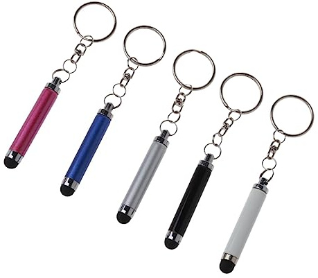 LAPYAPPE Mobiltelefonstyluspenna 5-pack - Pekskärm Bärbar Design Med Nyckelring Finish För Smidig Skrivning