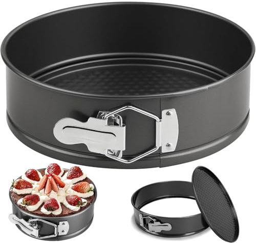 ruitao Moule à gâteau rond de 15,2 cm pour la cuisson, moule à charnière de 16 cm pour cheesecake, moules à gâteau ronds et profonds, anti-adhésifs, passe au four, maison et cuisine, idéal pour la