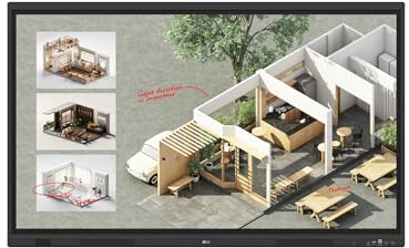 LG CreateBoard Standard 55TR3DQ – Écran tactile 4K UHD avec écran tactile Zur nahtlosen Zusammenarbeit, Kreation und Interaktion