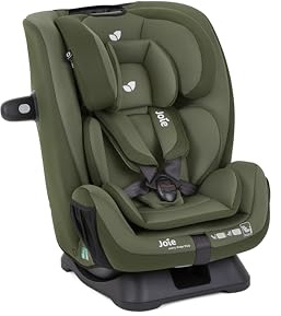 Joie Every Stage™ R129 Kindersitz, i-Size, rückwärts- & vorwärtsgerichtet, 6 Liegepositionen, einfache Gurtbefestigung – Geburt bis 12 Jahre (40–145 cm) (MOSS)