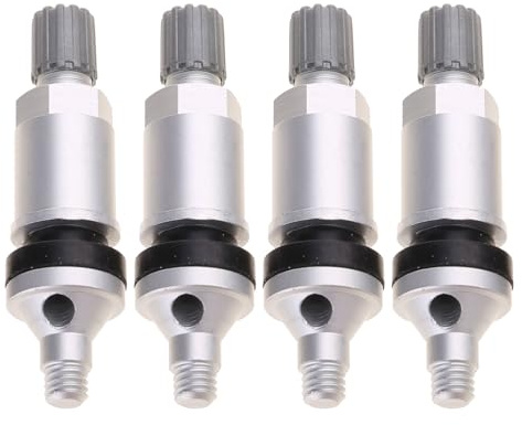 Oxxggkao Autoauto Tubeless Radladventile Für Langstreckenantriebe Reifendrucküberwachungssensor TPMS Ventile Stamm Reparatur Kit Metall Gummi Inflationsanzeige