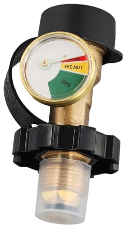 Blisfulhoks High Low Gas Pressure Gauge Level Indicator Pol Propane Lpg Bottle Cylinde Outdoor Gas Tank Adapter