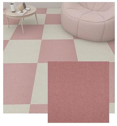 XLIHAWY Losetas Moqueta Autoadhesivas, para Uso Comercial Despegar Y Pegar, Antideslizantes, para Uso Residencial para Escuelas, Fácil Instalación Almohadilla Antideslizante(D,19.7x19.7in/2pcs)