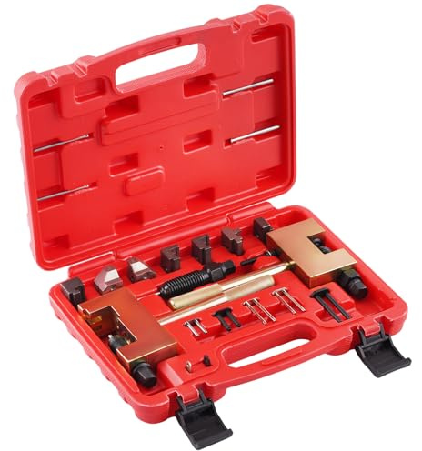maXpeedingrods Kit de herramientas de montaje de interruptor de instalación de cadena de distribución del motor, herramienta de remachado del árbol de levas para Mercedes Benz M271 M272 M273, 24