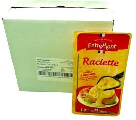 Sliced Raclette Ready to Use 250g Packs with 12 Slices a Pack Box of SIX from GREAT BRITISH TRADING LIMITED