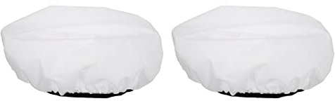 PATIKIL 17 42 cm mjuk diffusor ficklampa, 2 paket tyg strobe diffusor reflektor strumpa lampa för elektrisk ficklampa skönhet servis fotografering studio, vit