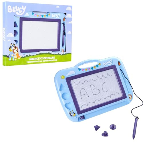 BlueY Magnettafel Kinder - Kreativer Spaß mit Stempeln und Stift - Für Kinder ab 3 Jahren - Kinder Geschenke