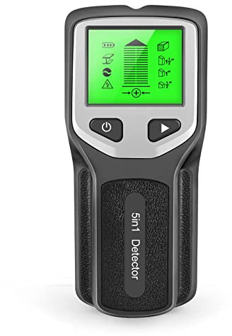 Stud Finder Wall Scanner, Weytoll 5 in 1 Stud Detector Wall Scanner Digital Handheld Professional Wall Detector, Nails Detector Stud Sensor Finders Live Wires Cable PVC Water Pipe Metal Finder Scanner