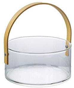 WAOCEO Eiskübel Eiseimer Eiskübel, Aufbewahrungseimer, Glas, transparenter Eiskübel, Champagner-Bierkübel, geeignet for Familien-Bar-Bankettpartys Barzubehör (Size : D)