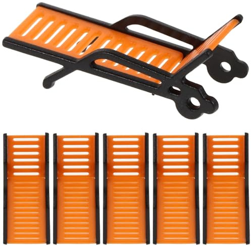 STOBOK 6Pcs Miniature Foldable Beach Chairs 1 75 Scale Mini Furniture Accessories for Dollhouse Decoration and Children S Diy Craft Projects