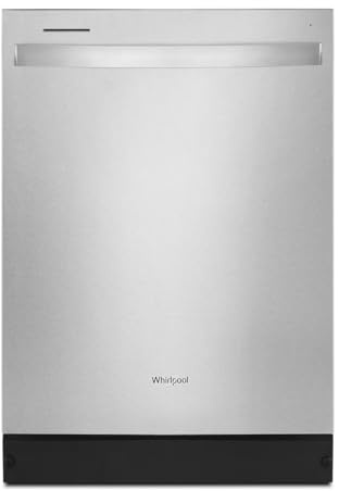 Whirlpool 24 Inch Fully Integrated Dishwasher with 14 Place Setting Capacity, 5 Wash Cycles, 55 dBA, Sani-Rinse, Quick Wash and Eco Series: Fingerprint Resistant Stainless Steel
