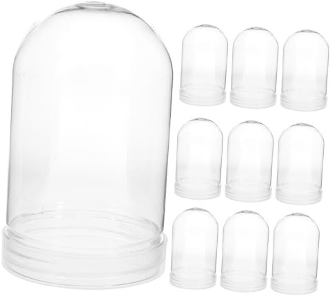 Alipis Wasserspielzeug 10st DIY-schneeball-zubehör Schneekugel Selber Machen Klare Schneekugel Becher Fischglas Wasserball DIY Basteln Weihnachts- Das Haustier