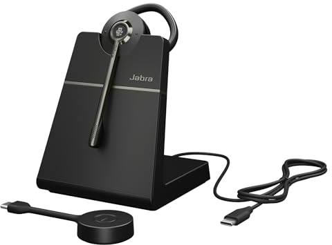Engage 55 SE Convertible headset MS with earhook, Link 400c DECT adapter USB-C, Engage 55 Deskstand, 1.2m USB-C to USB-C Cable, Eargels, Headband, Neckband, Carry case, Warranty (safety leaflets)