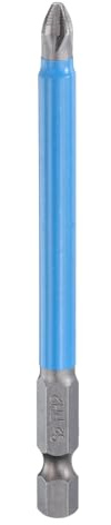 QUARKZMAN Embout de Tournevis Cruciforme Phillips PH2 Acier S2 1/4 Tige Hexagonale 90mm/3.54 Longueur Forets Électriques à Tête Cruciforme Magnétique