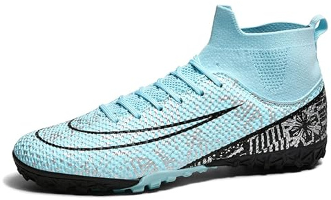 BAODLE Kinder Fußballschuhe Jungen FG/AG Outdoor Herren TF Spike Fussballschuhe Turf High-top Football Trainingsschuhe Für den Sportplatz