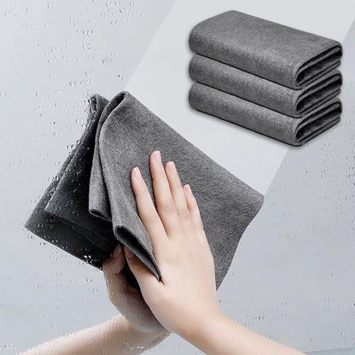 CATOR 3 Pcs Panni Microfibra Panni magici per la pulizia dei vetri, panni cattura polvere, e per ottimo per cattura polvere e sporco, riutilizzabili, super morbidi, per cucina, pavimenti e auto