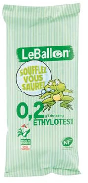 Bivora Ethylotest jetable CONTRALCO Jeunes Conducteurs 0,2 g/L – Alcootest Ballon Certifié NF | Rapide & Fiable [ Ethylometre homologué nf ] [ Ethylometre homologué NF ] (x20)