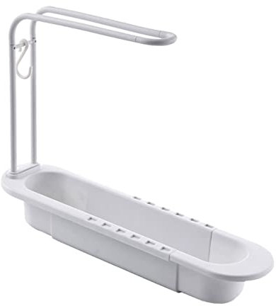 IMIKEYA Escurreplatos Fregadero Extensible Cesta De Drenaje Organizador Telescópico Para Cocina