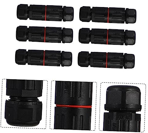 LIFKOME Connettore per 3 Facile da Usare senza Saldatura Kit da 10 Pezzi Resistente alle Temperature per Illuminazione Esterna