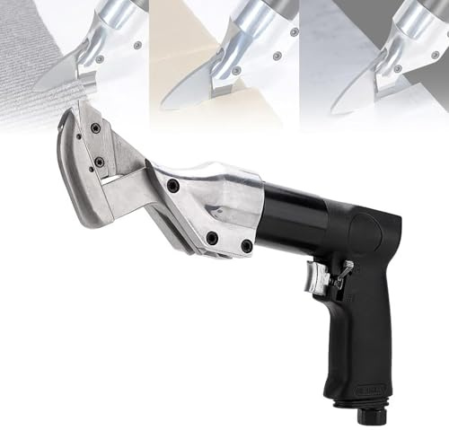 Pince Coupante Pneumatique, Cisaille Pneumatique Portative 1/4, Ciseaux Pneumatiques Industriels, Pression D'air De 6 À 8 Kg Et Grande Lame En Acier Au Chrome-vanadium, Pour Tôle D'aluminium