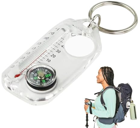 Boussole pour Homme Gadget d'Orientation pour le Camping