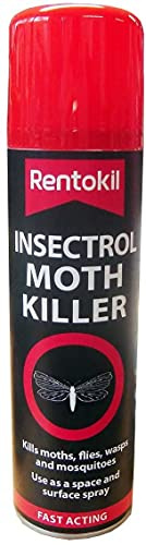 3 Pack Of Rentokil Insectrol Moth Killer 250Ml Spray