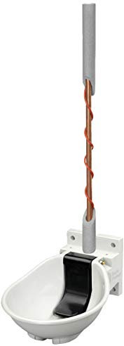 Lister Heizbares Tränkebecken SB 2 H RBH BACTO® PROTECT mit Rohrbegleitheizung 230 Volt / 66 Watt (Frostschutz bis ca. -30°C) - mit Druckzunge 230 Volt - Tränke Kuh Kühe Rinder Pferd Pferde Stall