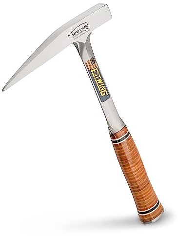 Estwing E13P 13oz Leather Grip Heavy Duty Pointed Tip Rock Pick