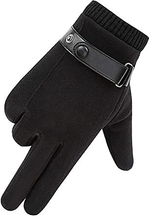 Handschuhe Riemen Tuning Selbstheizende Herren Winter One - Wintersportausrüstung Laufhandschuhe für Herren (Schwarz, Einheitsgröße)