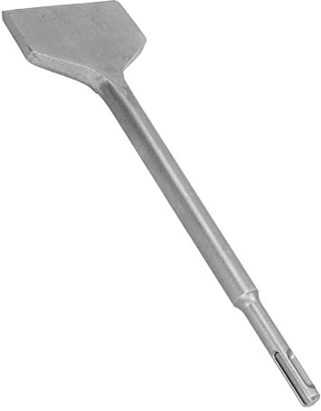 Scalpello SDS Plus, Scalpello Largo per Piastrelle, Raschietto per Pavimenti, Gambo Tondo, Martello Demolitore, Punte per Martello Pneumatico, Punte per Scalpello Pneumatico, 3