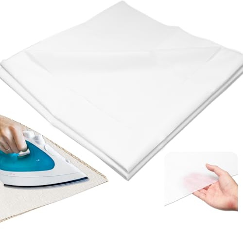 Entretela Termoadhesiva 300×100 cm Poliéster 40 g/m² Ligera para planchar Manualidades costura patchwork y DIY fácil de cortar (Blanco)