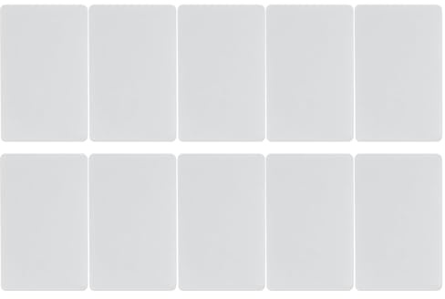 DIKACA Tarjetas de Limpieza para Lectores de Tarjetas Inteligentes Cr80, PVC Duradero, 10 Unidades para Mantenimiento de Máquinas Pos, Cajeros Automáticos y Control de Acceso