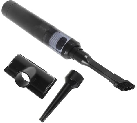 JECOMPRIS Aspirapolvere Portatile Cordless per Auto e Casa con Potente Aspirazione, Design Compatto in Plastica, Accessori Multipli e Sacchetto di Stoccaggio Incluso